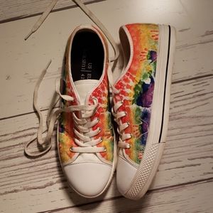 Rainbow Tennis Shoes size 11